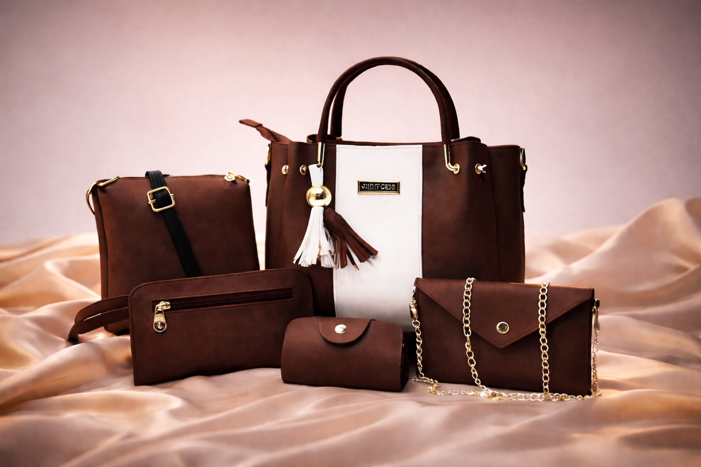 Luxury 5-Piece Women’s Handbag Set