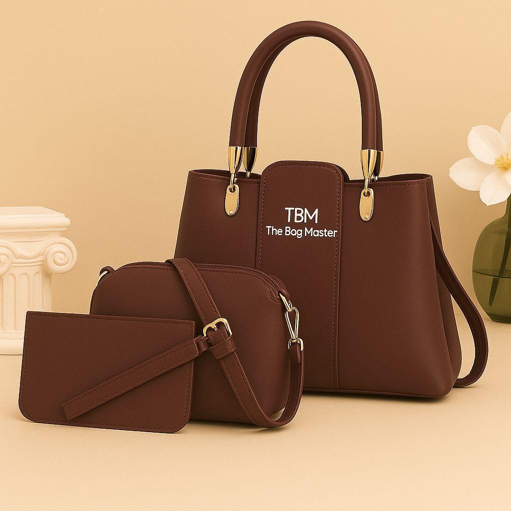3-Piece Luxury Women’s Handbag Set