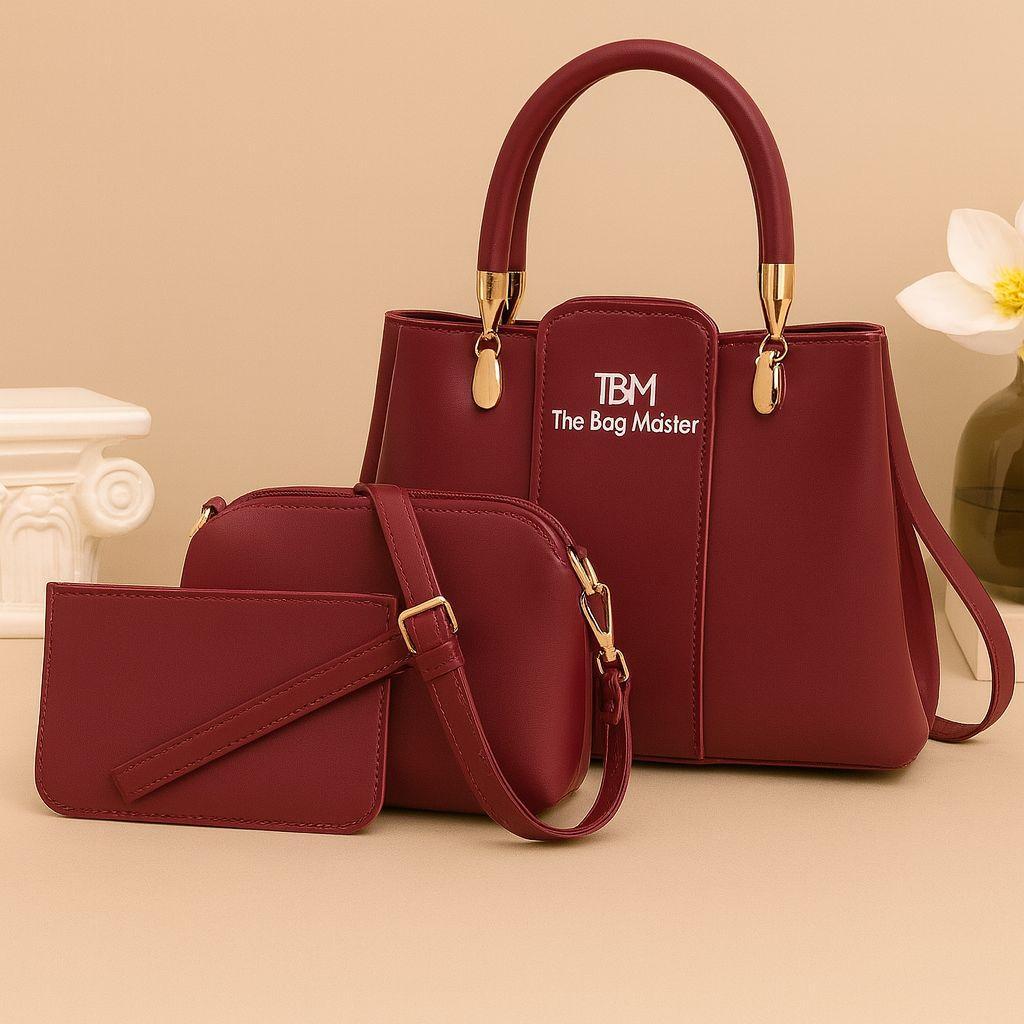 3-Piece Luxury Women’s Handbag Set