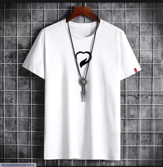 Men's Half Sleeves T-Shirt - White