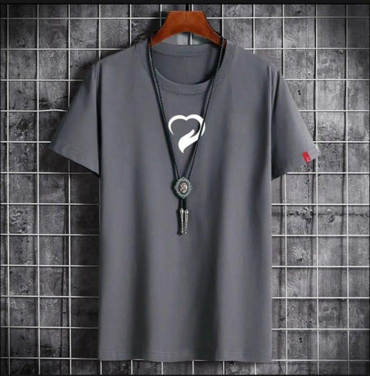 Men's Half Sleeves T-Shirt - Grey