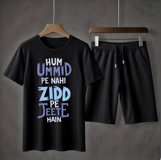 Men’s Printed Jersey Tracksuit – 2 Piece Summer Casual Set
