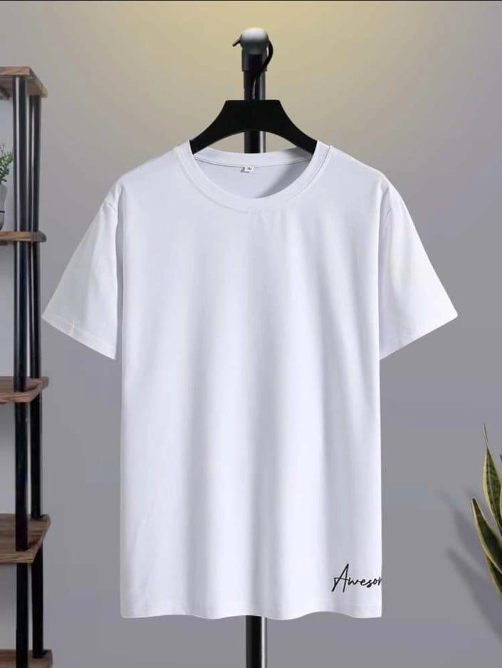 Plain White Regular Tee