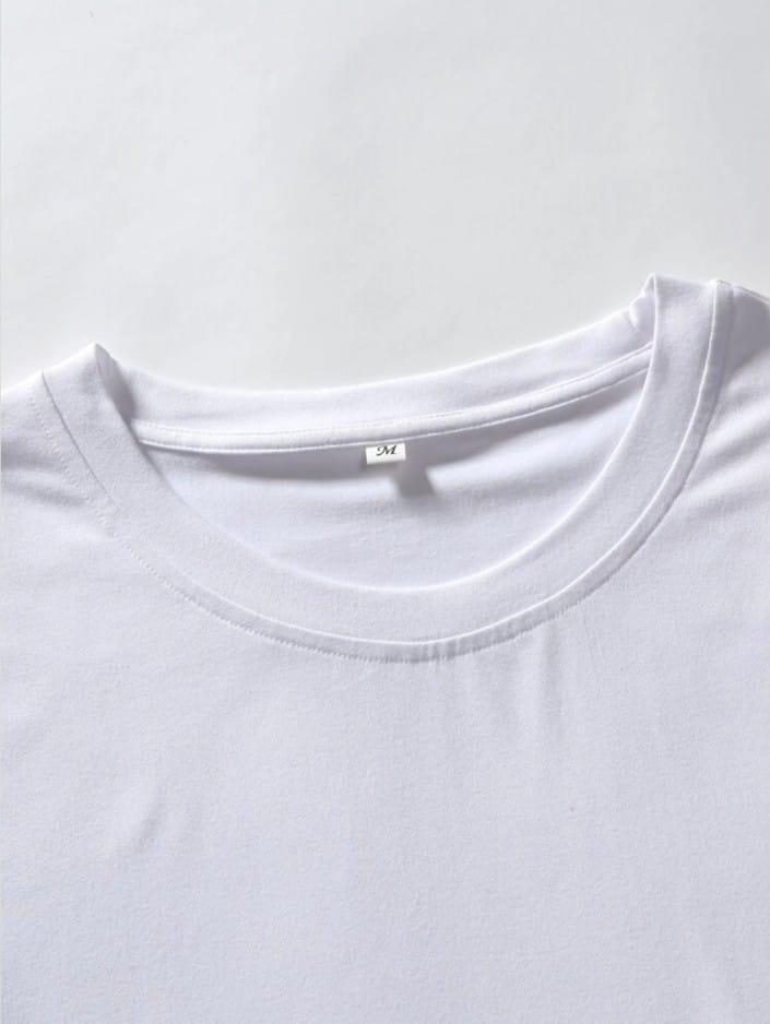 Plain White Regular Tee