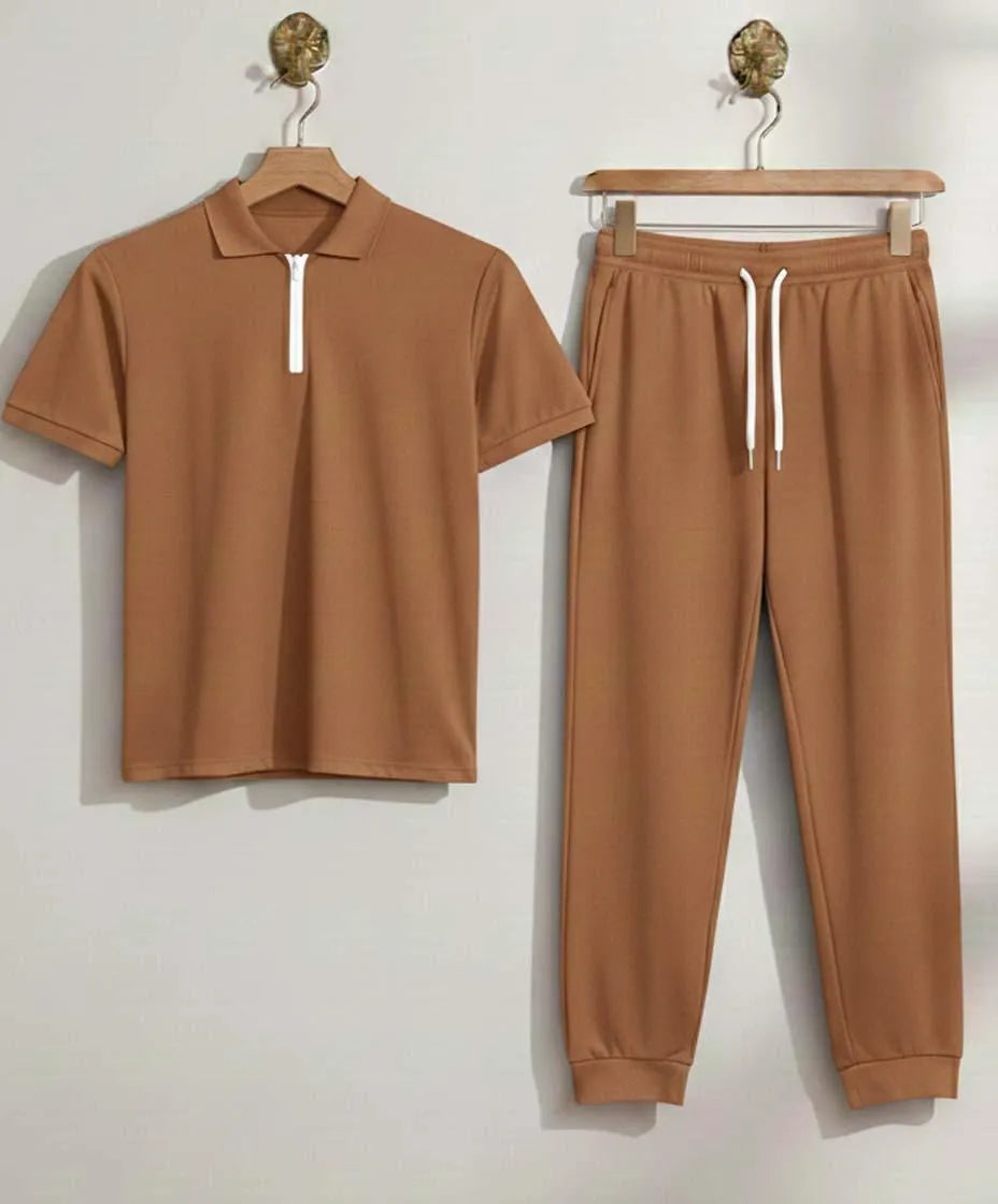 Men's Modern Fit Polo Tracksuit